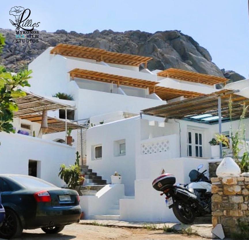 Lillies Mykonos Sea View Studios Tourlos Bagian luar foto