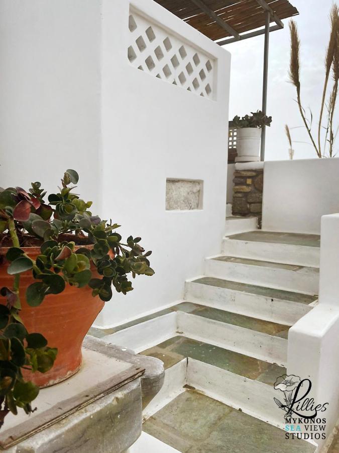 Lillies Mykonos Sea View Studios Tourlos Bagian luar foto