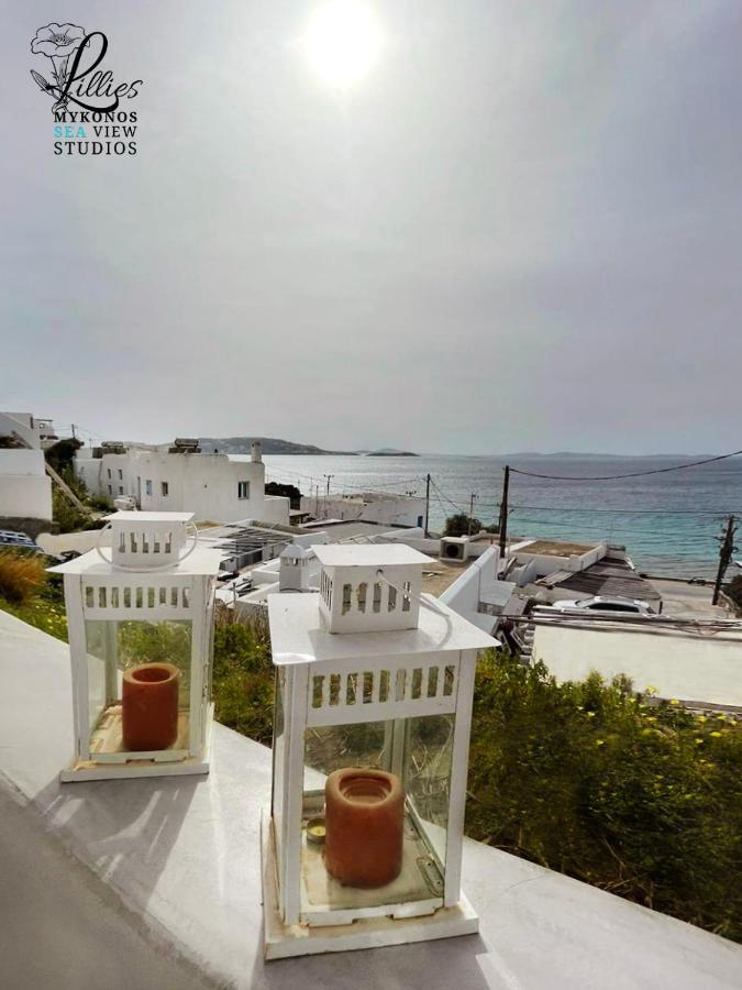 Lillies Mykonos Sea View Studios Tourlos Bagian luar foto