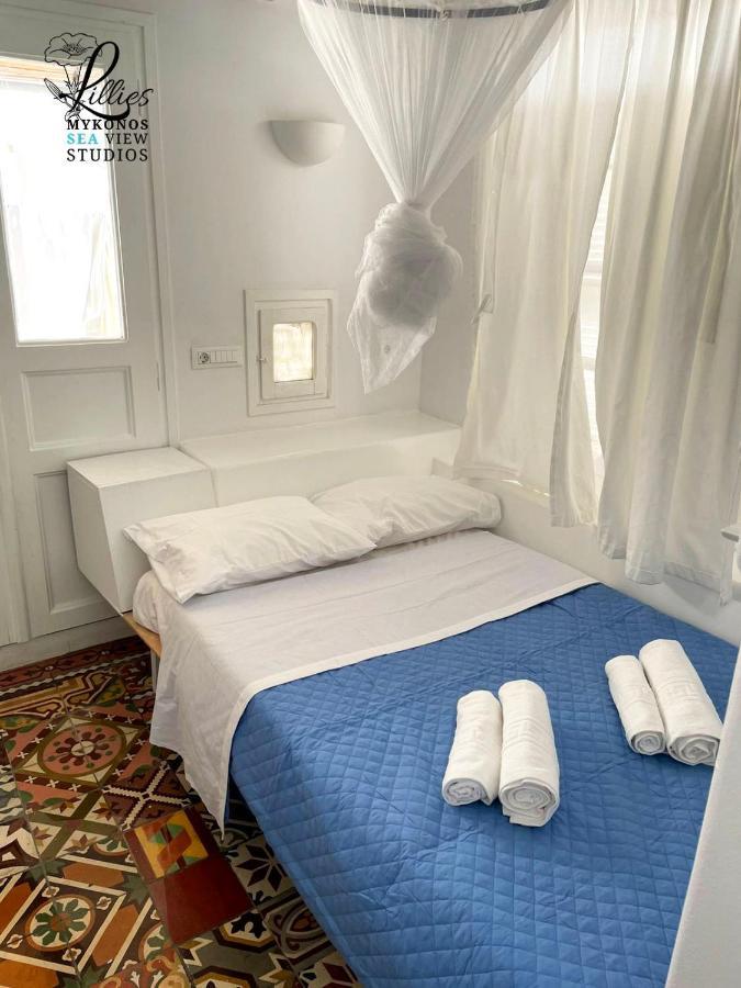 Lillies Mykonos Sea View Studios Tourlos Bagian luar foto