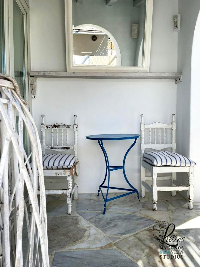 Lillies Mykonos Sea View Studios Tourlos Bagian luar foto