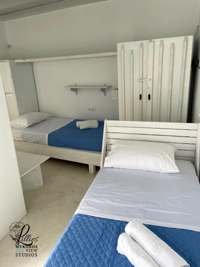 Lillies Mykonos Sea View Studios Tourlos Bagian luar foto